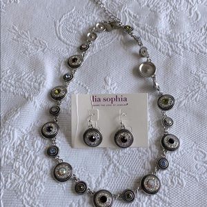 Necklace and earrings